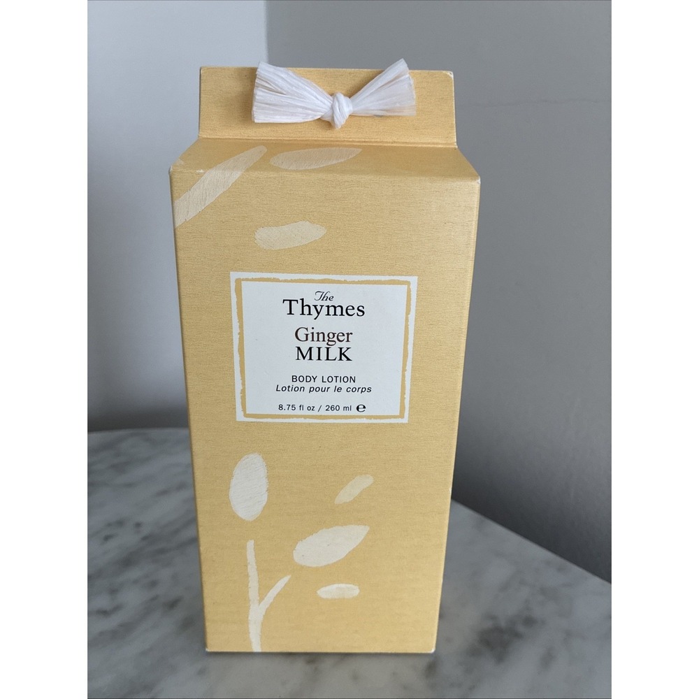 The Thymes Ginger Milk Body Lotion. 8.75. Hard To Find. New In Box